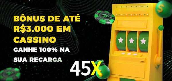 45X melhor bônus de depósito